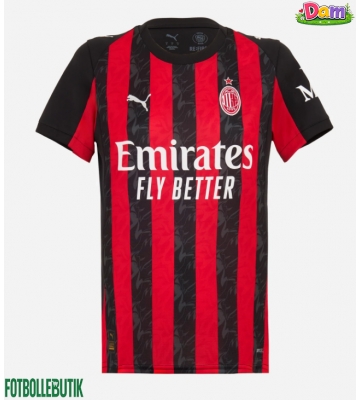 AC Milan Hemmatröja Kvinnor 2025-26 Kortärmad